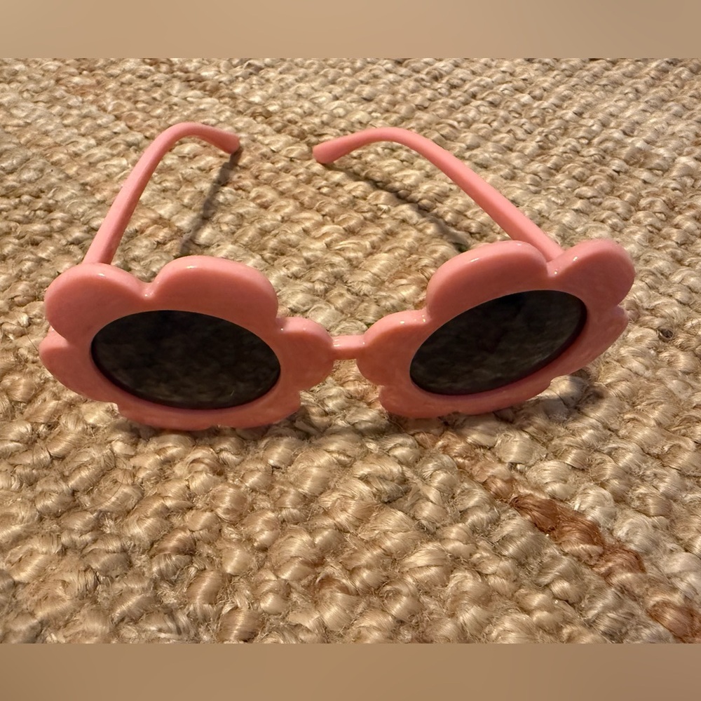 Rachel Zoe Girls Pink Flower Sunglasses